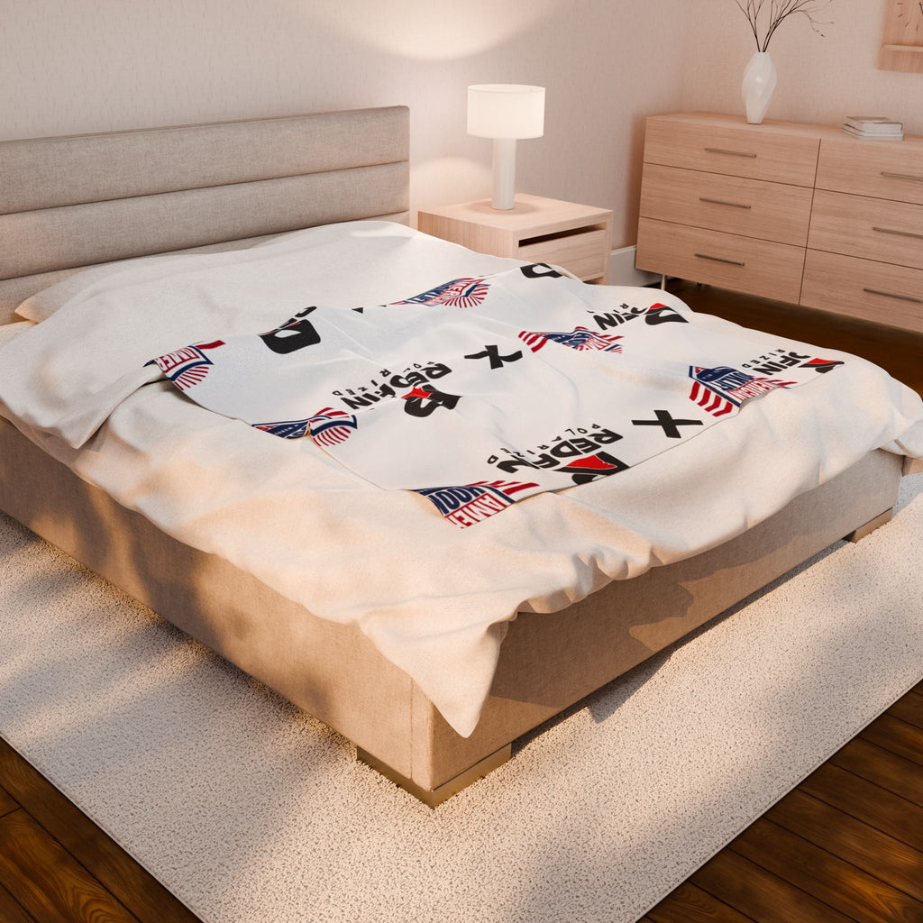 American Hooklift X Redfin Velveteen Blanket