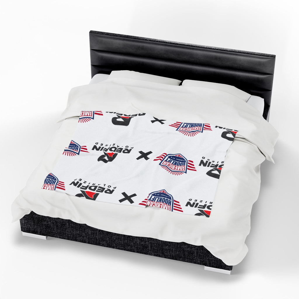 American Hooklift X Redfin Velveteen Blanket