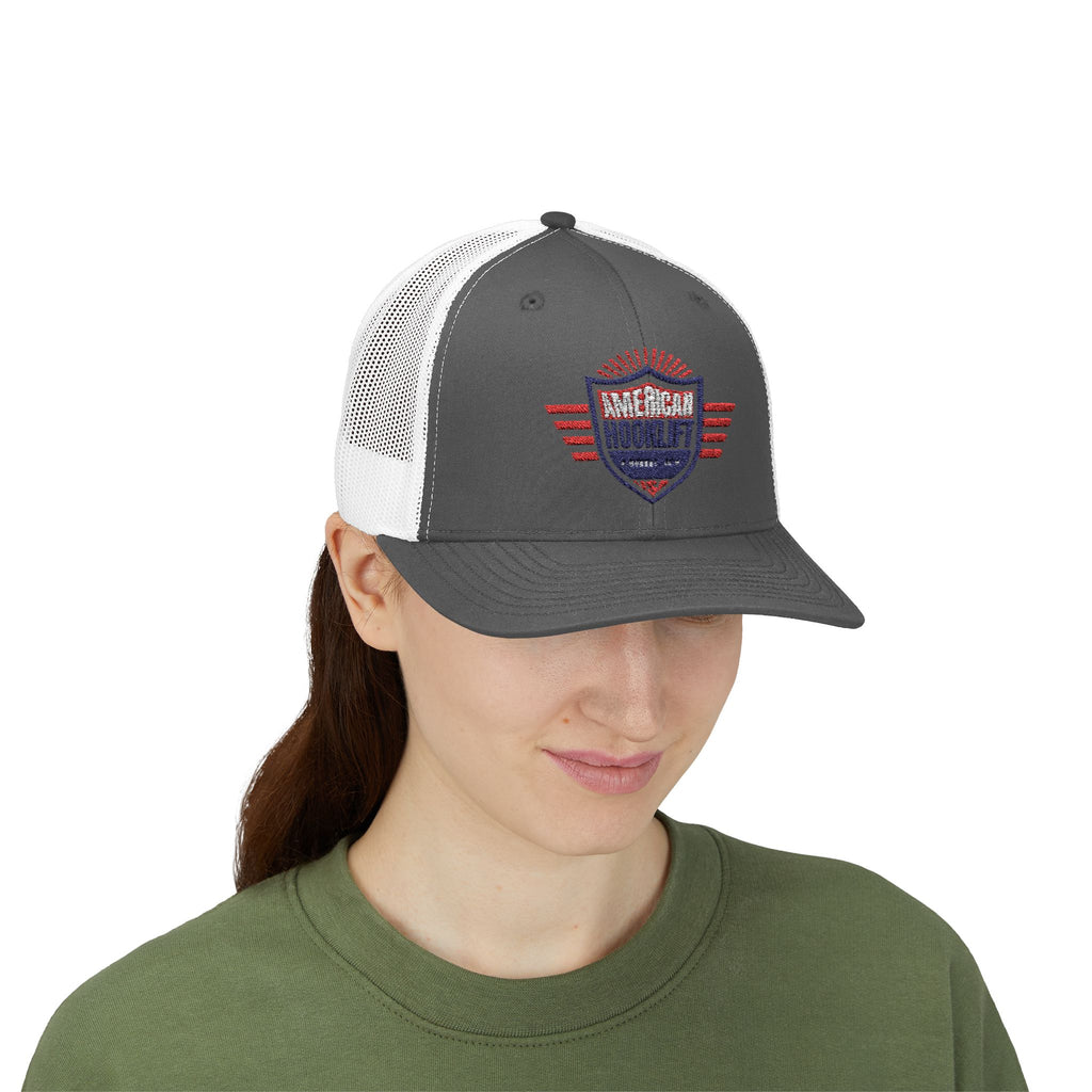 Patriotic Logo Snapback Trucker Cap