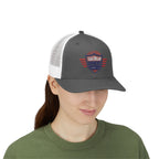 Patriotic Logo Snapback Trucker Cap