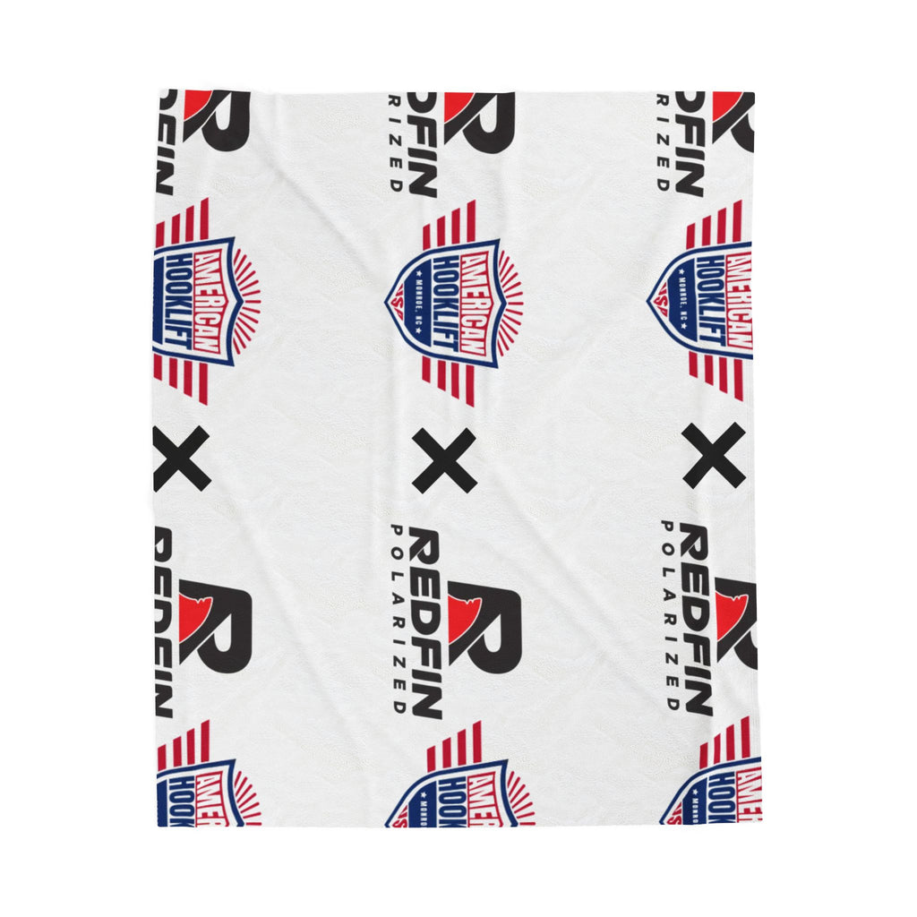 American Hooklift X Redfin Velveteen Blanket
