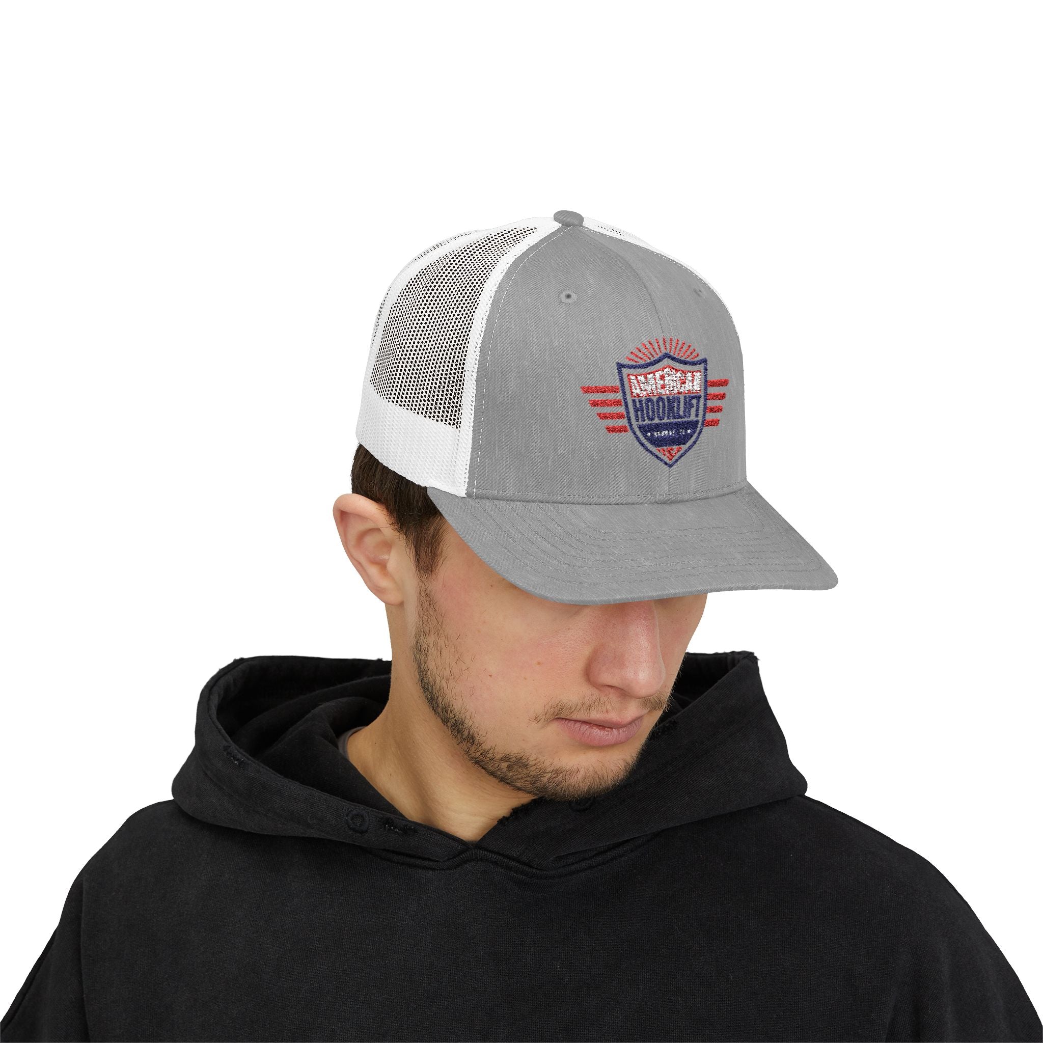 Patriotic Logo Snapback Trucker Cap