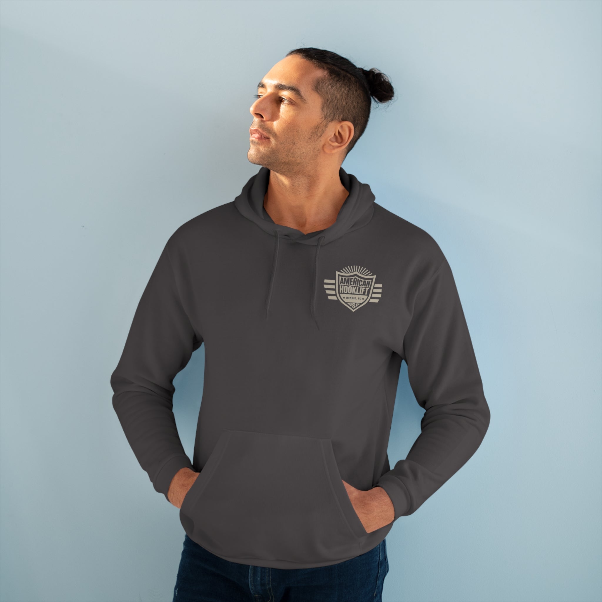 American Hooklift Customizable Unisex Pullover Hoodie